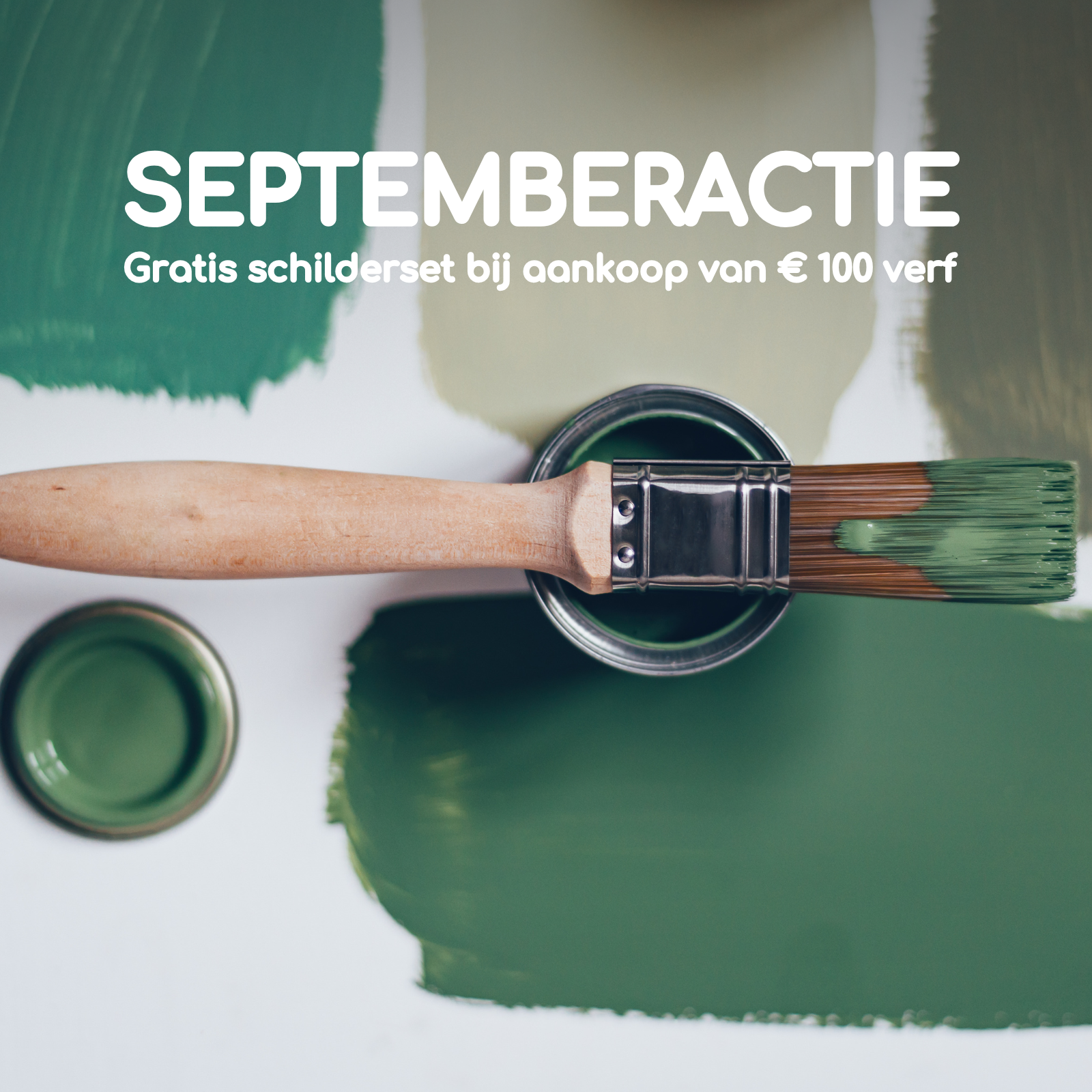 Banner homepage De Verffabriek – mobile promo bij De Verffabriek